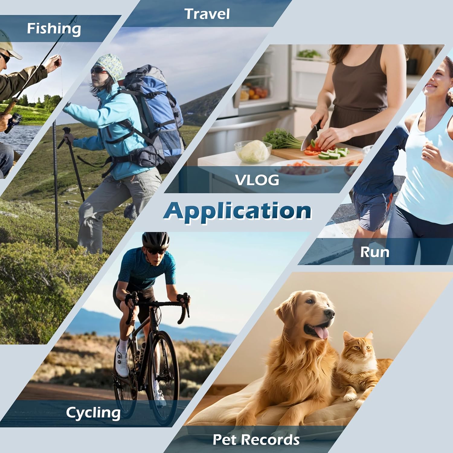 Thumb Action Camera,Sports Camera,Tiny Size,1080P, Hands Free POV Recording with Portable Camcorder Mount Anywhere for Pet Walking, Work, Cycling,Travel (Black, 64GB)