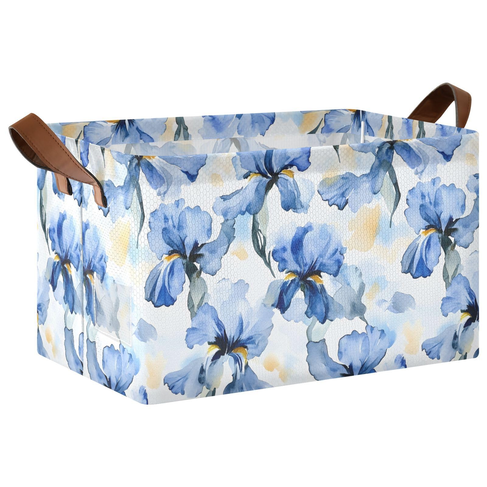 Panier de rangement étagère bleu bac de placard cubique