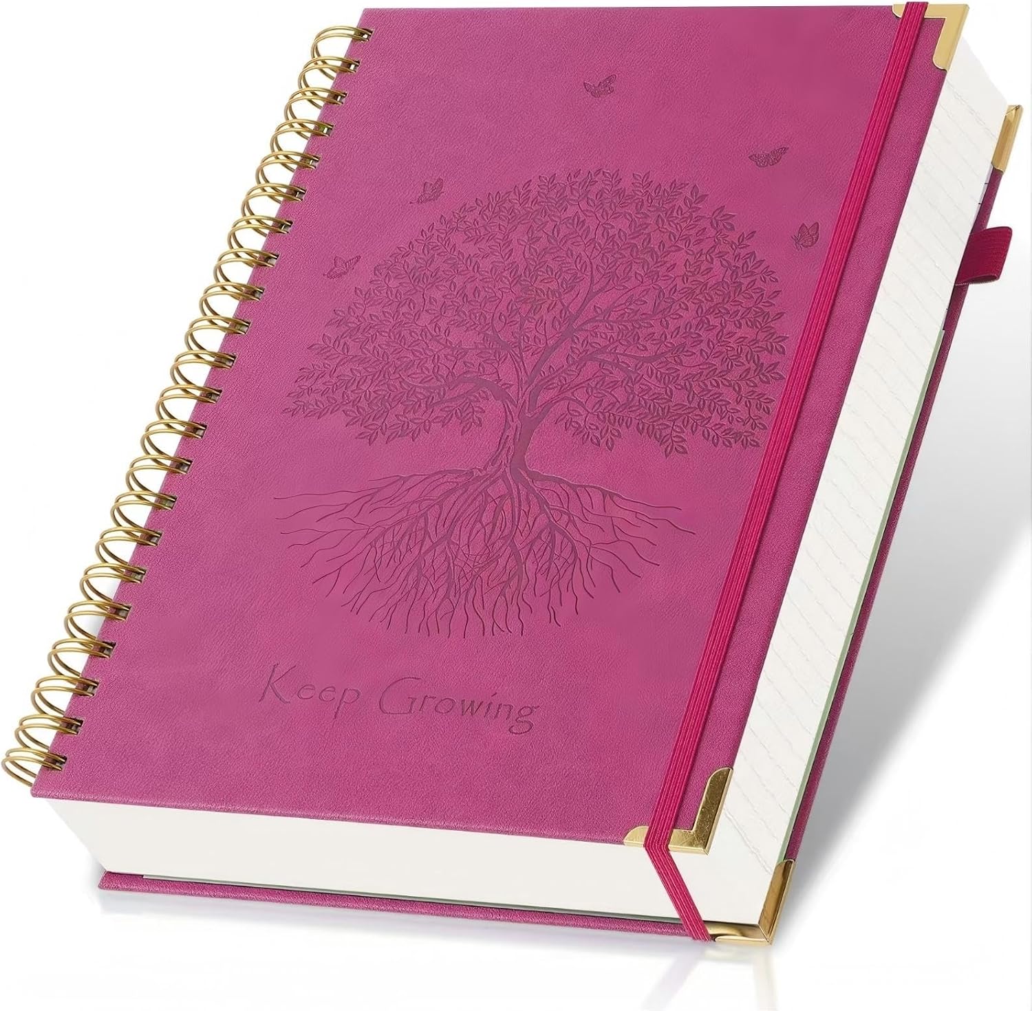Blank Notebook 8.5" x 11", Hardcover Leather Art Sketchbook, No Bleed Paper