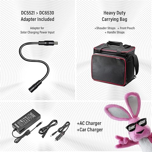 Miniatura 10 de Energizer Estación de energía portátil de 960 W Max, LiFePO4 (LFP), generador solar, salida de CA de onda sinusoidal pura de 110 V700 W, USB-C PD