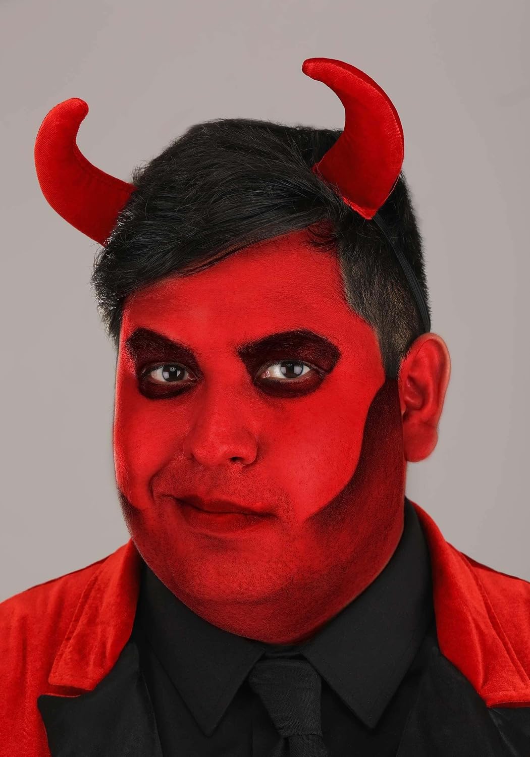 Fun Costumes Men's Dashing Devil Plus Size Costume | Luxurious Velour & Satin Fabrics, Perfect for Halloween Parties