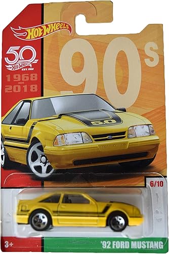Hot Wheels '92 Ford Mustang 6/10 Amarillo
