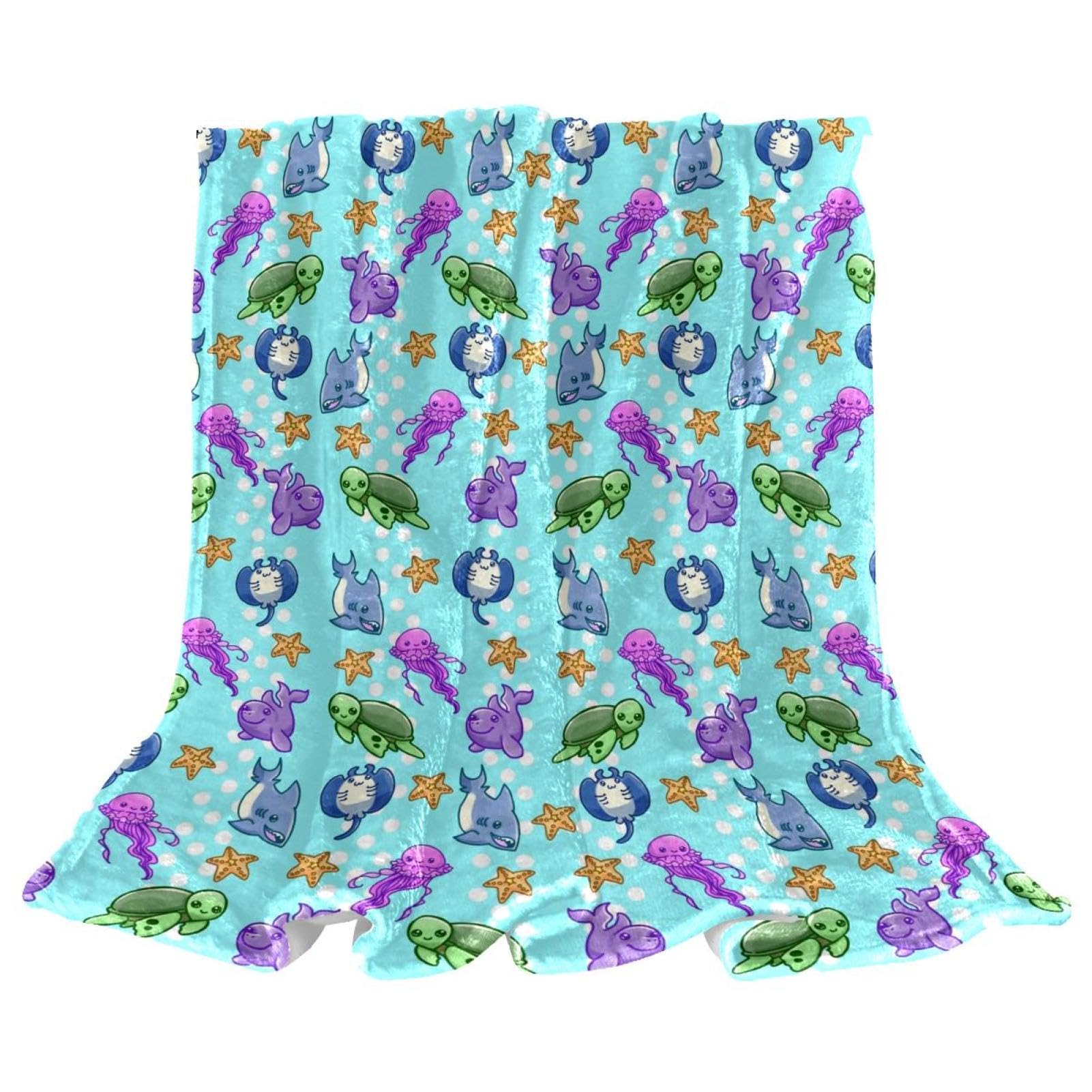 Couverture polaire tortue grand plaid de canapé et lit 150x200