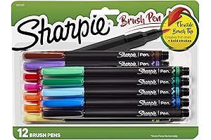 Brush Tip Pens for Vibrant and Dynamic Artistic Expressions