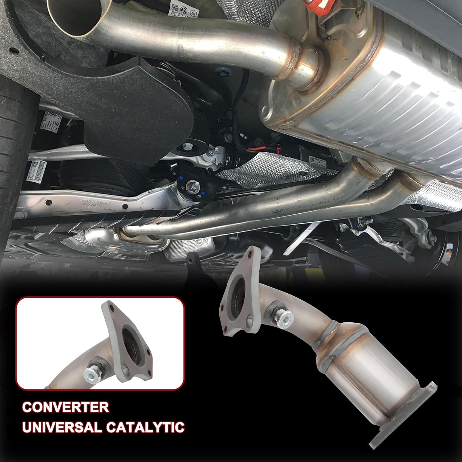 Front Left&Right 40886 40885 Catalytic Converter Set Fit for Nissan Altima Murano Quest Pathfinder Infinit JX35 QX60 3.5L Replace#16702