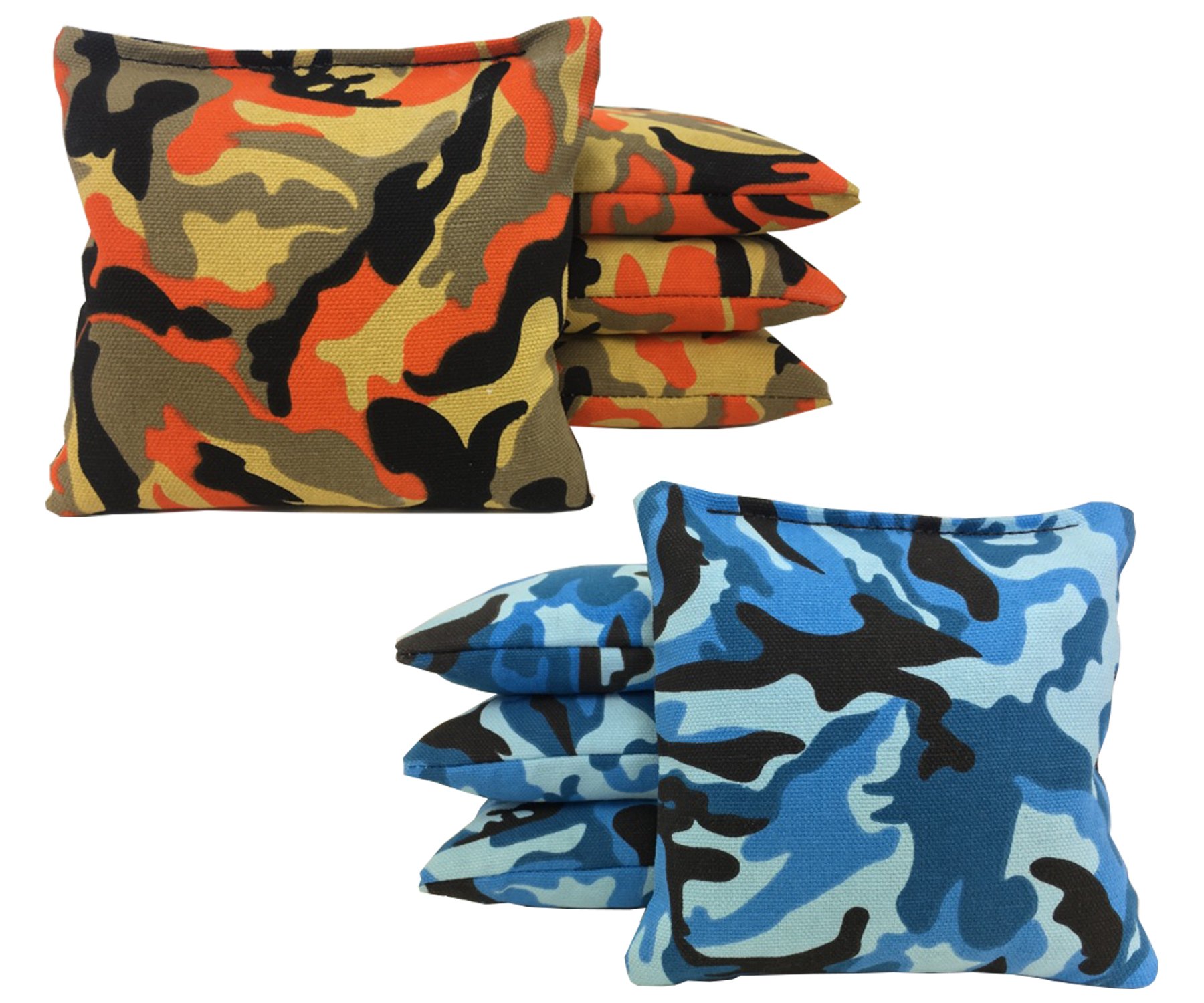 Tailgating Pros Regulation Cornhole Bags - Set of 8 - Corn Filled & Handmade 25+ Color Options