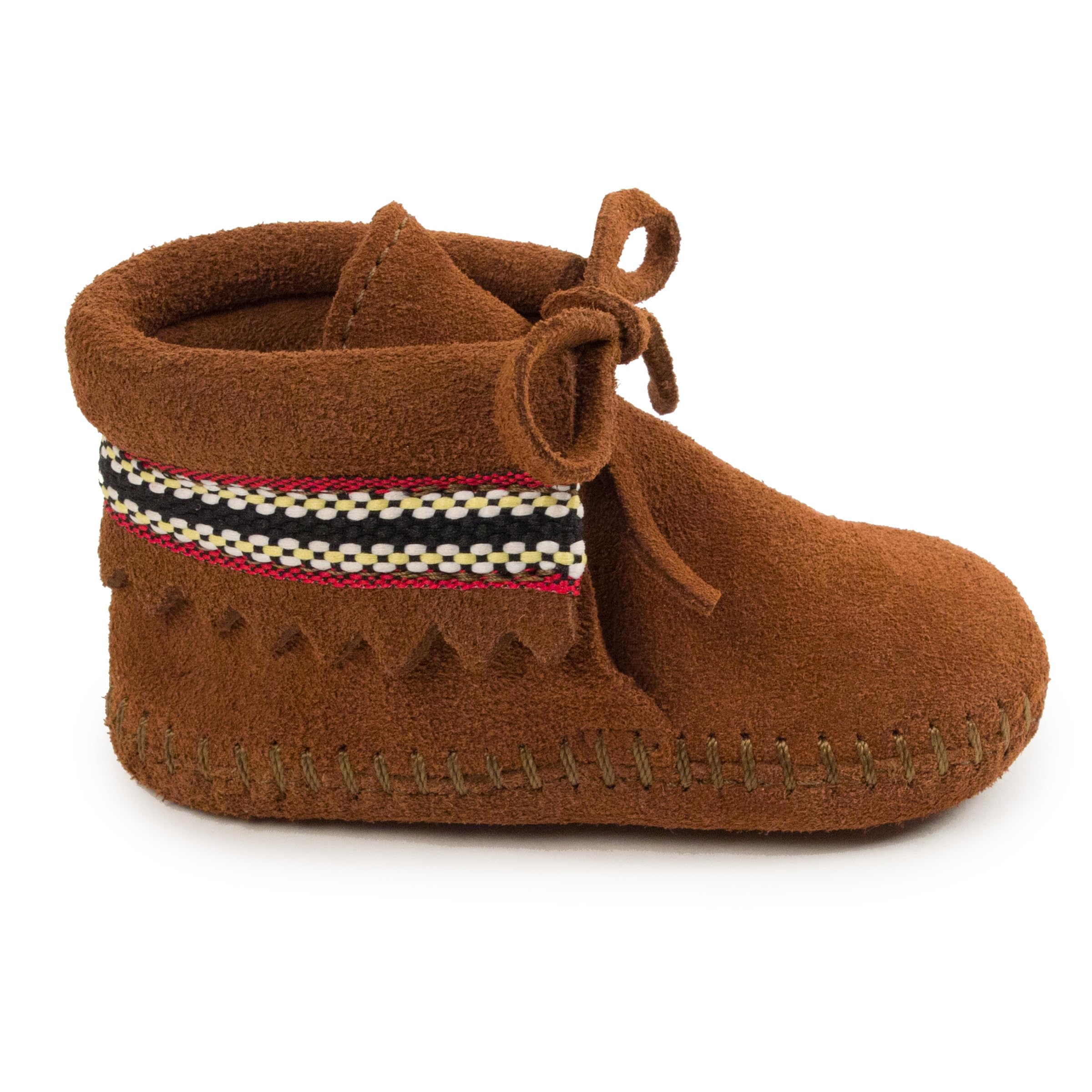 Minnetonka Braid Bootie Moccasin, brązowy (brązowy), 17 EU