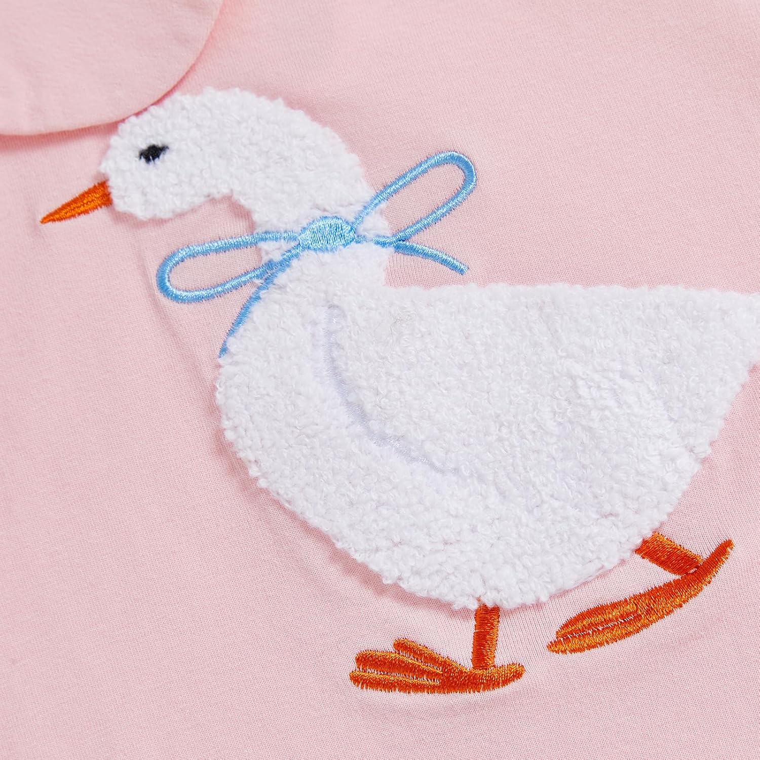 Baby Girl Fall Winter Clothes Newborn Silly Goose Romper Long Sleeve Round Neck Jumpsuit Cute One Piece Outfit - Image 5