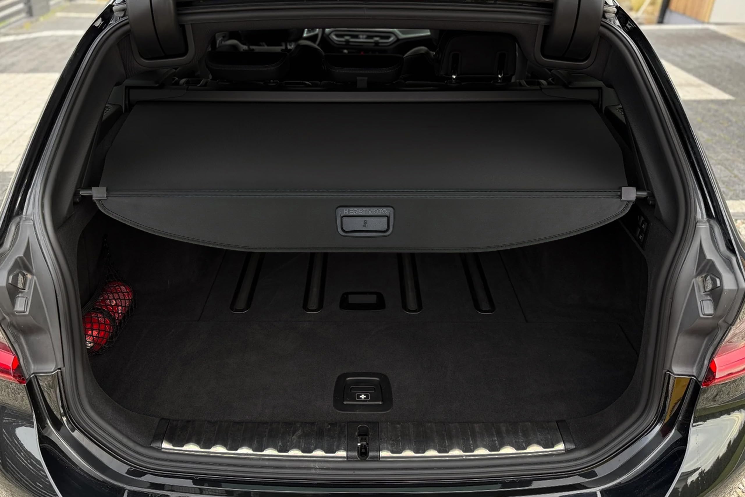 Kofferraumabdeckung Laderaumabdeckung mit Halterungen – Kofferraum Rollo Gepäckraumabdeckung passend für BMW 3er G21 2018+ Touring (Kombi) 51477450728