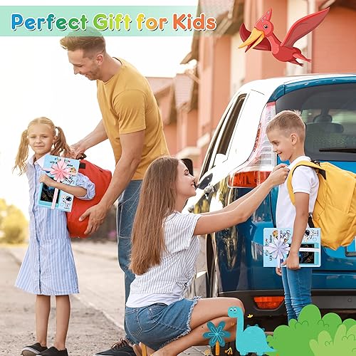 Miniatura 5 de FLUESTON Tableta de escritura LCD para niños tablero de dibujo de 10 pulgadas regalos para niños tablero de dibujo de dinosaurio para niños regalo