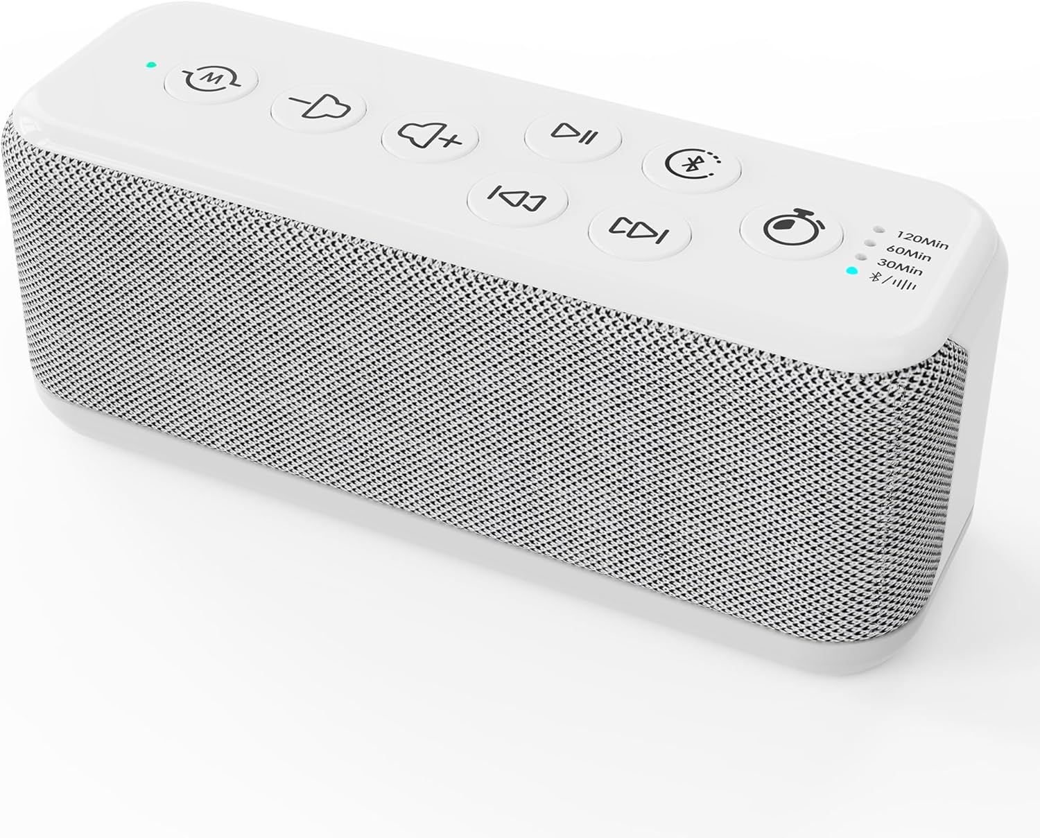 White Noise Sound Machine for Sleeping Baby Adults Kids-Portable Sleep Sound Therapy Machine, USB Rechargeable, 42 Soothing Sounds, Auto-Off Timer, 8 Volume Control & AC Adapter Included for Office