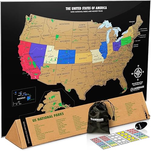 Mapamundi para raspar Mapa de viaje Con estados de Estados Unidos banderas y envoltorio para regalo Incluye billetera de viaje con cierre y mini Mapamundi para raspar Mapa de viaje Con estados de Estados Unidos banderas y envoltorio para regalo Incluye billetera de viaje con cierre y mini