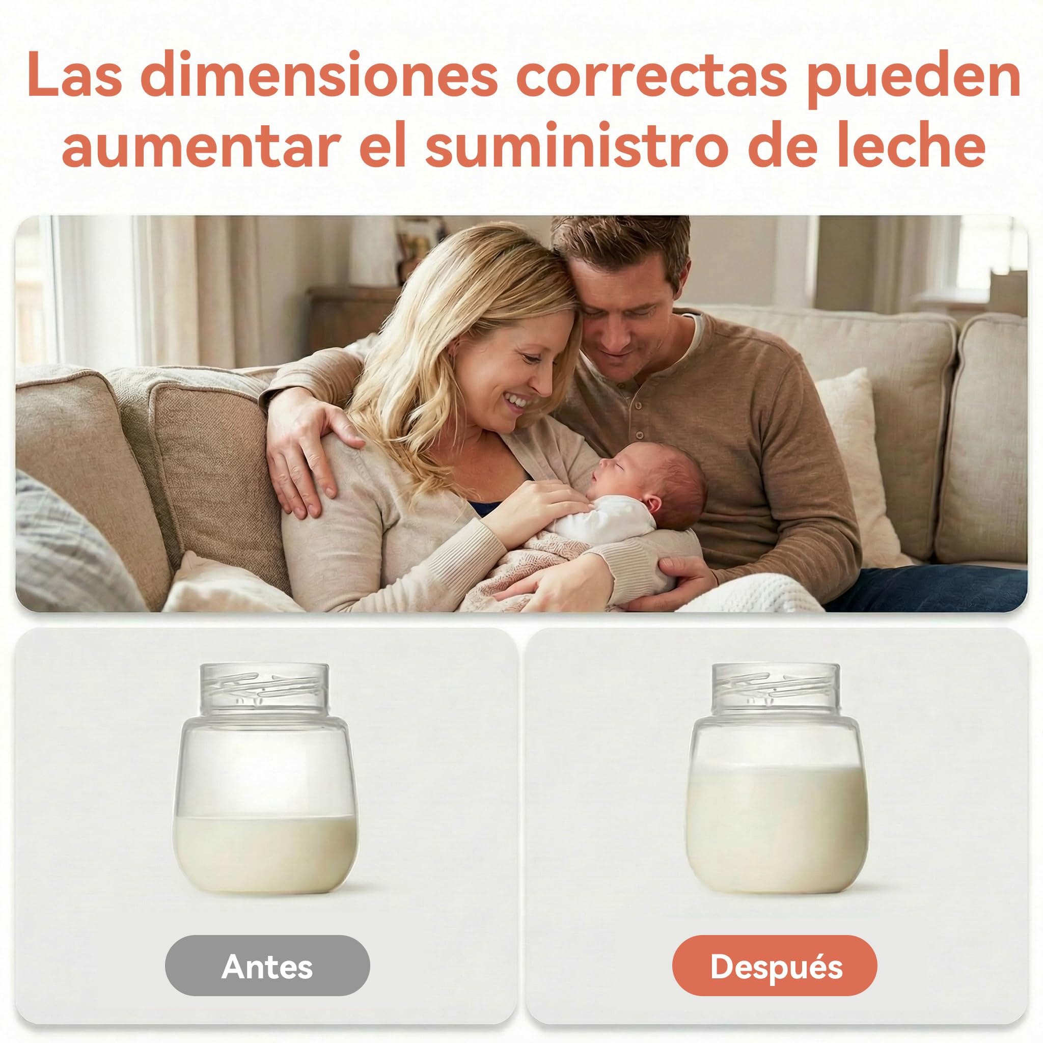 10uds Insertos de Brida 13/15/17/19/21mm con Regla de Medición de Pezón,Compatibles con Sacaleches 24mm Momcozy M5/S9 Pro/S12 Pro,Medela,KISSBOBO K5/K6,Sin BPA — view 4