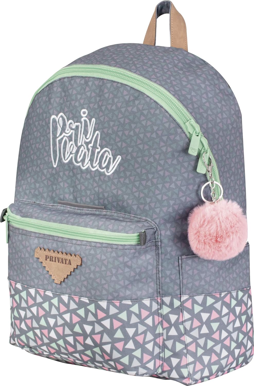 Sportandem Mochila Colegio Privata Party, Adaptable a Carro con Bolsillo Frontal y Compartimento Interior para Portátil o Tablet - Medidas 33 x 44 x 14 cm, Teen