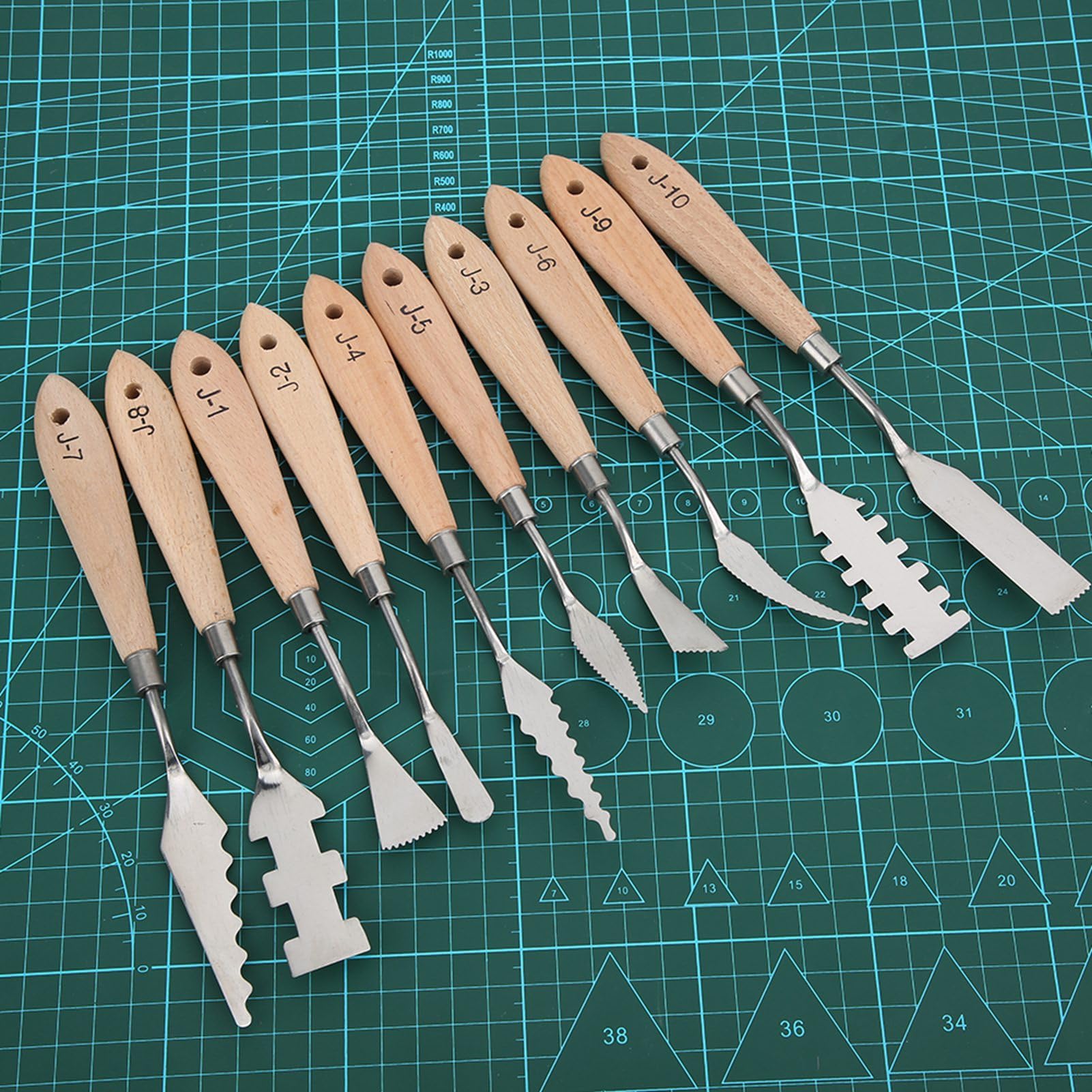 Pain Scraper Knife Tooth Shape Stainless Steel Oil Painting Tool Art Supplies For Painters