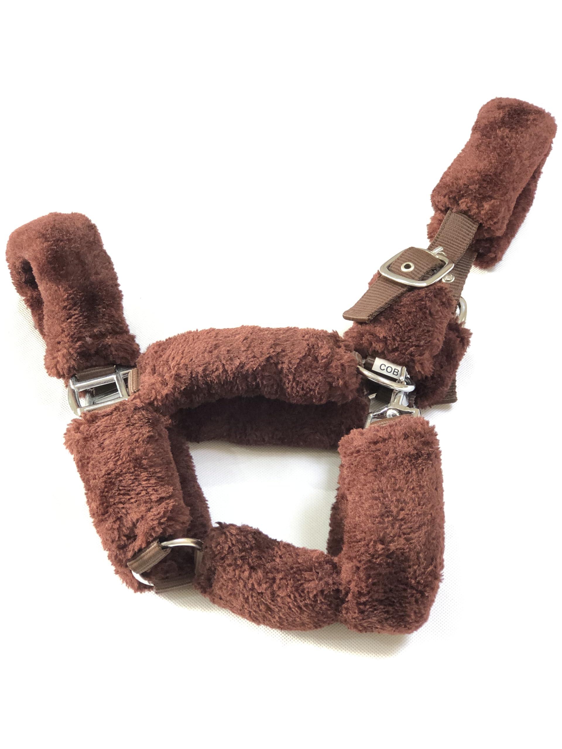 FULTOO NEW SUPER SOFT THICK FLUFFY HEADCOLLAR Dark Blue Maroon Navy Black Blue Green (Brown, FULL)