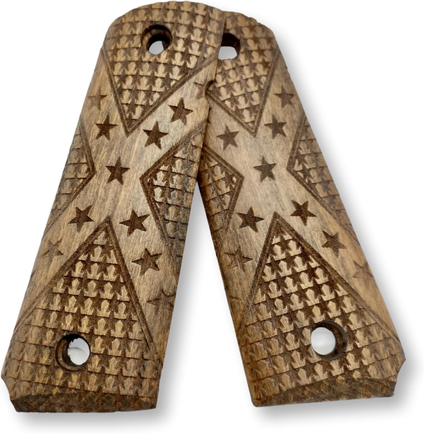 Colt 1911 Pistol Grip Handmade from Walnut Wood