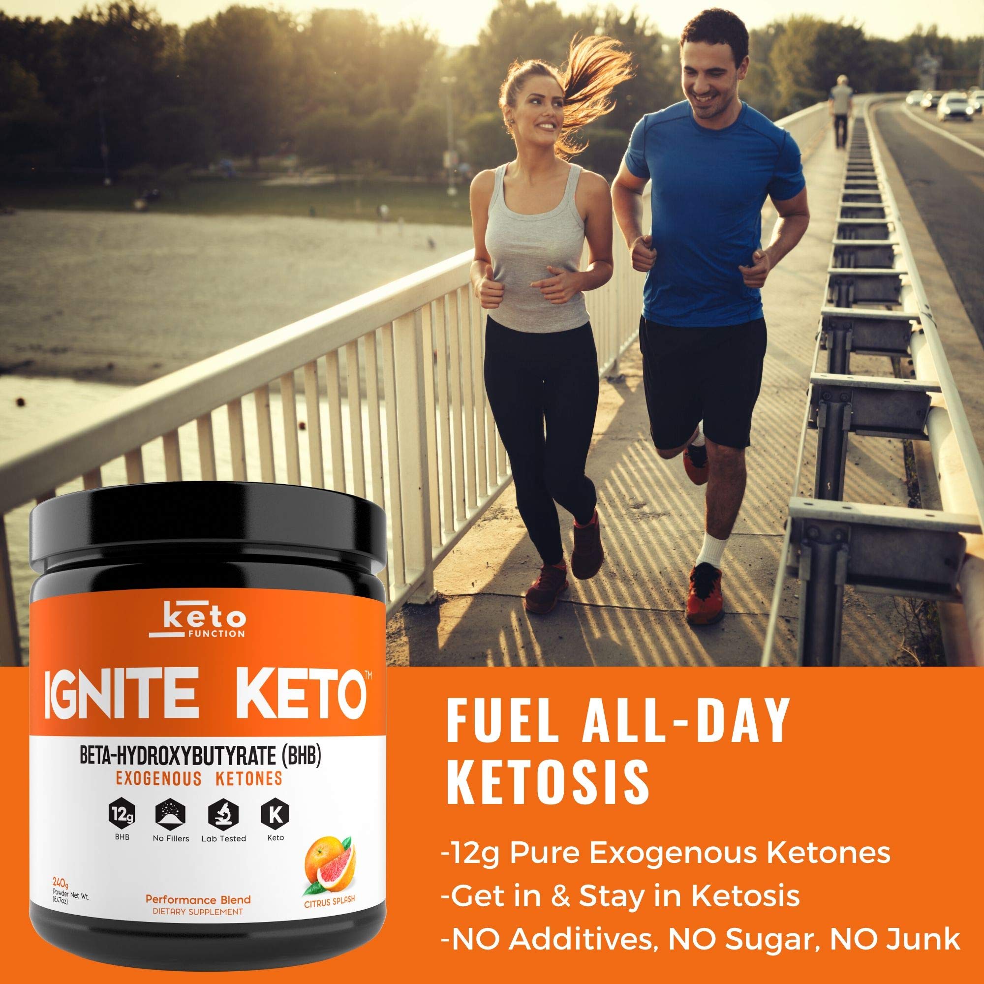 Ignite Keto Drink Instant Exogenous Ketones Supplement 12g Pure BHB