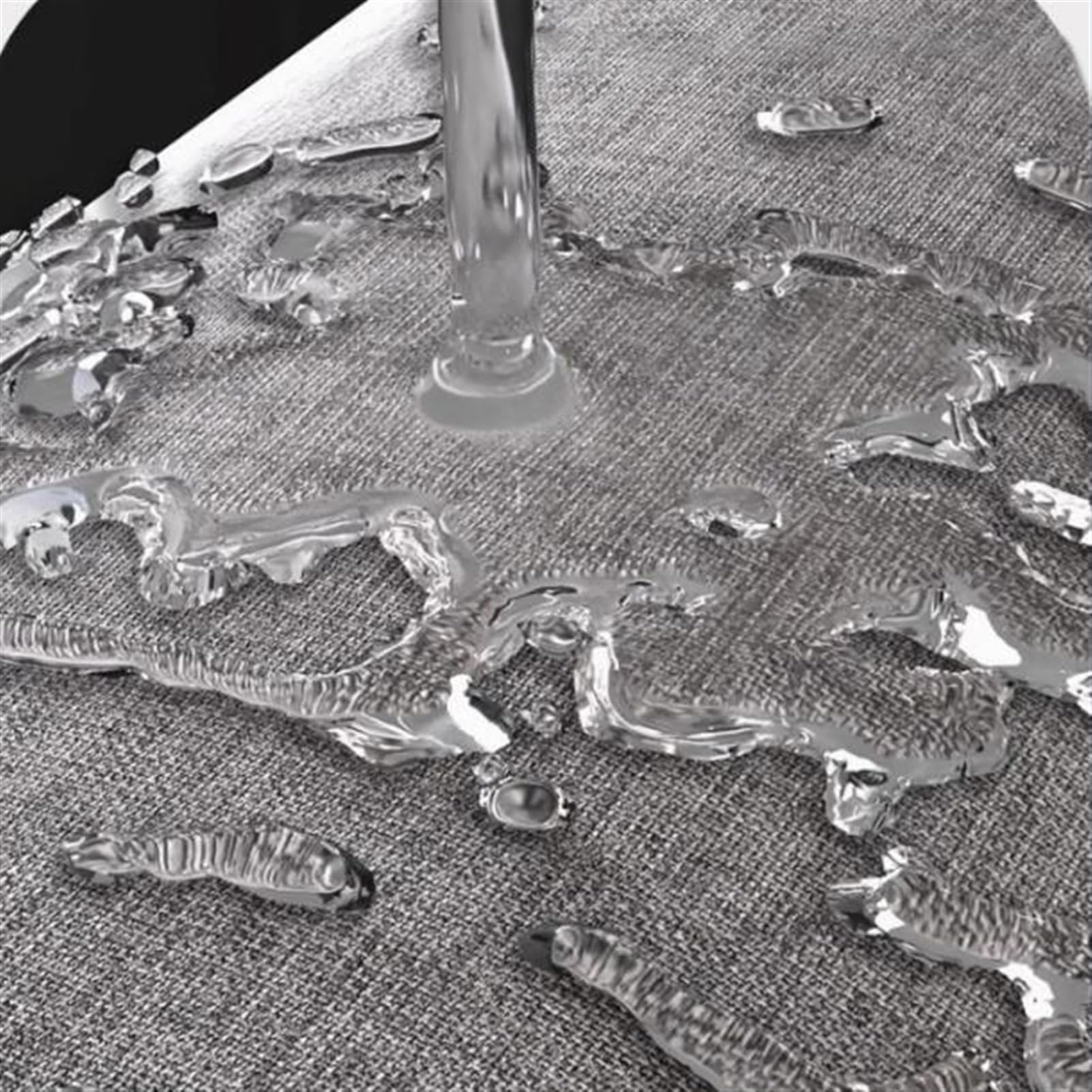 Cortina de Ducha Magnética Antimoho Impermeable con Presa de Agua para Ducha, Cortinas de Ducha de Tela Lavables de Alta Resistencia para Baño, 230g/m², Gris, 80x180cm