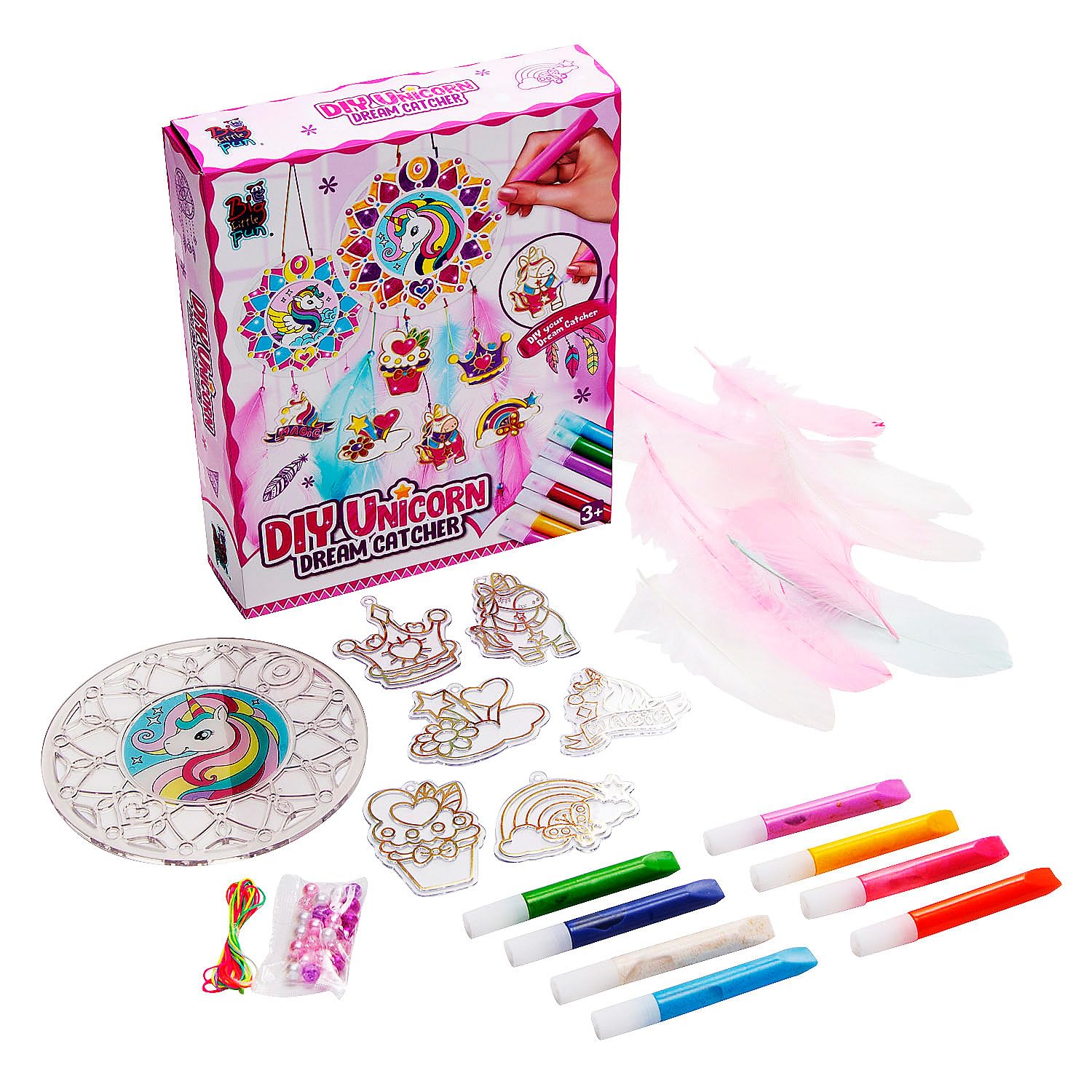 Amazon.com: Fun Express DIY Unicorn Dream Catcher Craft Kit, All