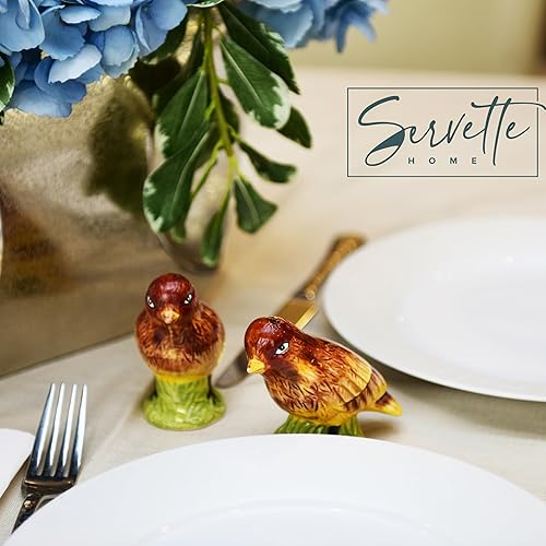 Vista 48 de Coctelera de cerámica para pájaros y salero, decoración de cocina, jaula para pájaros Ave jaula