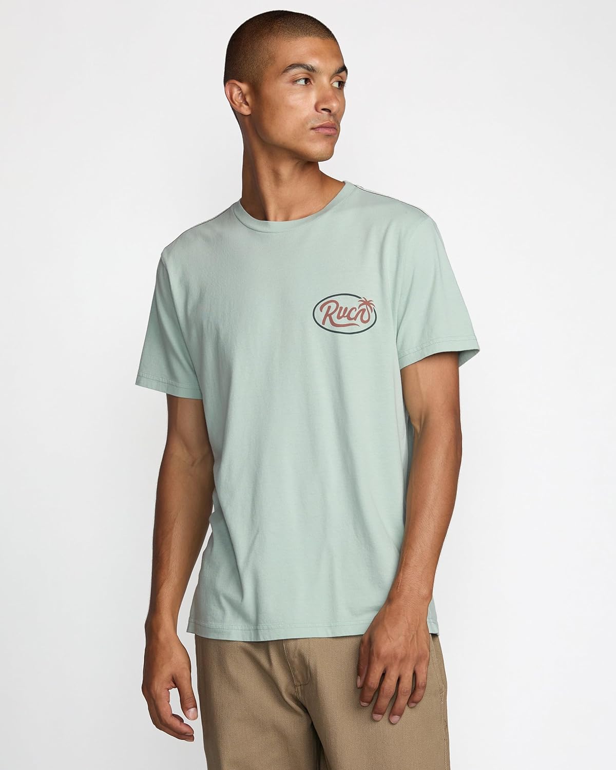 RVCA Men's Frond Script Short Sleeve