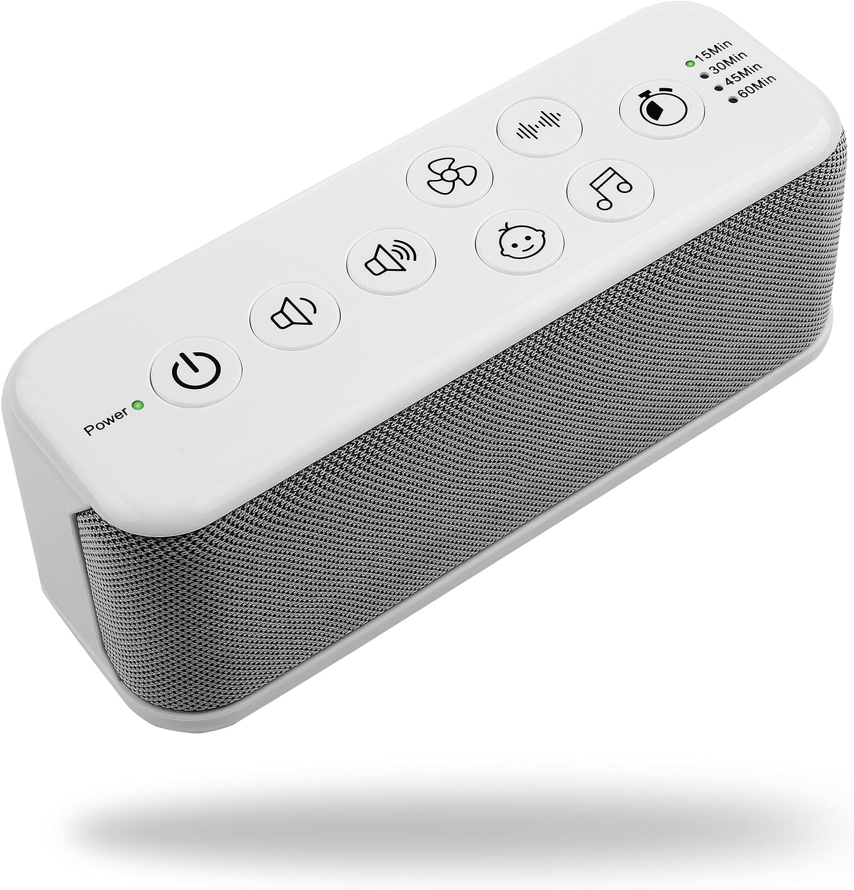 Portable Sound Machines,White Noise Machine with 42 Non Looping Natural Soothing Sounds,Battery or Adapter Charging Options Auto-Off Timer Travel Office Privacy Sound Machine for Adults Baby Kids