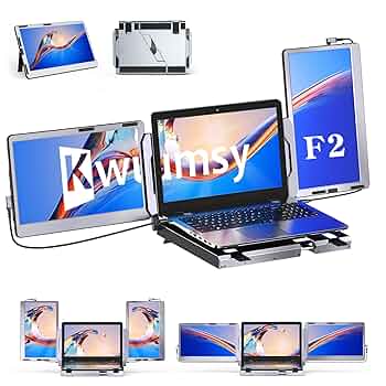 Kwumsy S2 モバイルモニター 2画面 トリプルポータブルモニター Amazon.co.jp: Kwumsy S2 モバイルモニター 2画面 トリプル