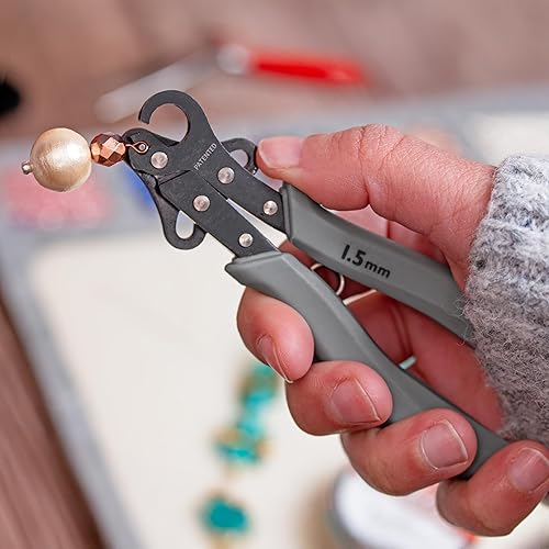 Miniatura 2 de The Beadsmith Paquete Combo de Alicates de Bucle de Un Paso  Incluye alicates de bucle de 1.5 mm, 2.25 mm y 3 mm, usar con alambre de manualidades