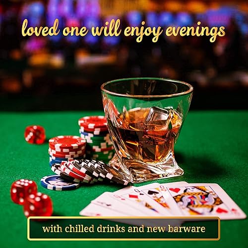 Miniatura 8 de W WHISKOFF Juego de 2 vasos de whisky, incluye vasos de whisky de cristal, rocas relajantes, posavasos, bourbon, licor, vaso de bourbon a la