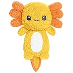Happy Fuel Axolotl Microwavable 1.5lbs Unscented Heating Pad for Women and Kids- Cute Soft Cozy Pillow Plush Heatable Warm Stuffed Animals- Kawaii Hot and Cold Plushie- Axolotl Gifts for Girls & Boys