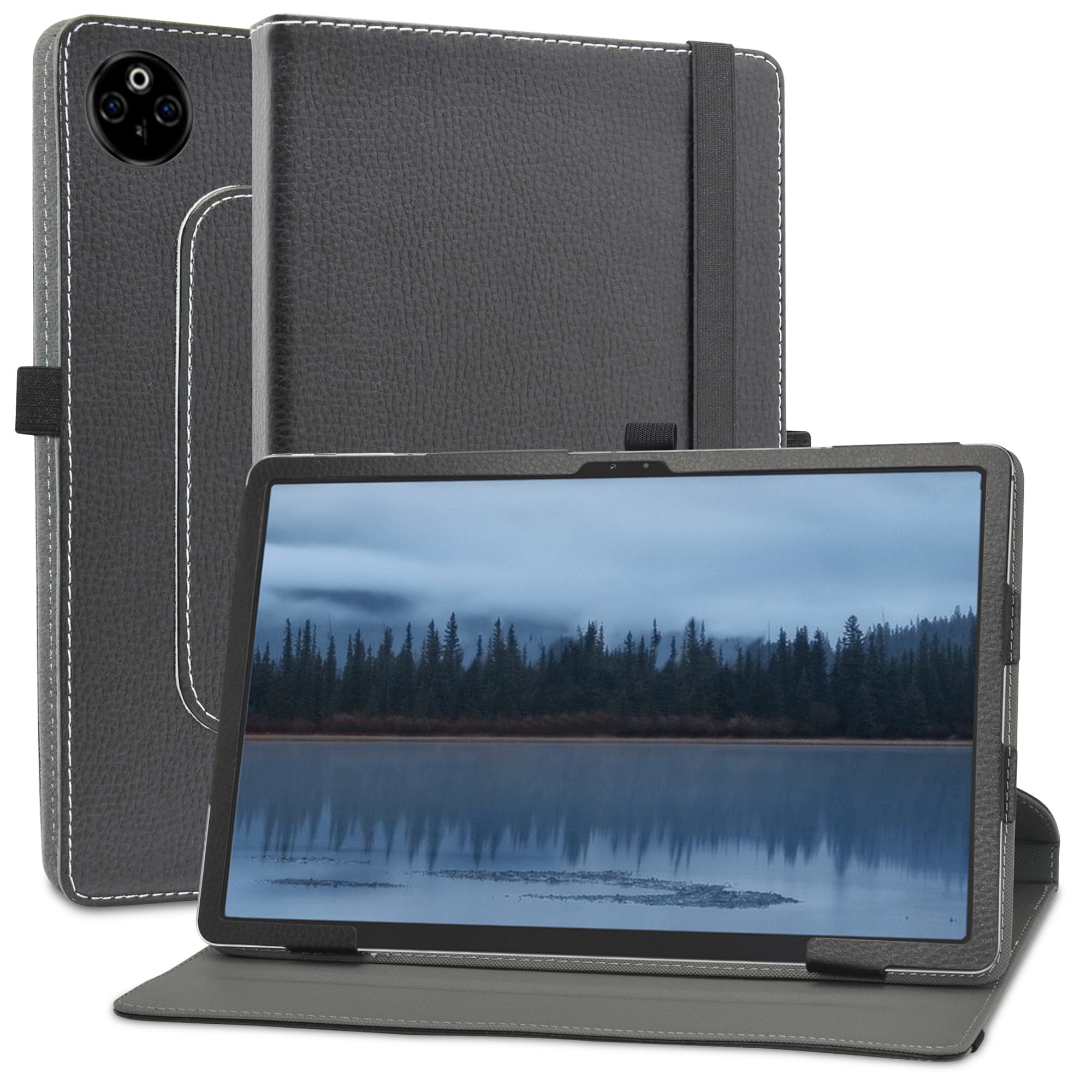 Dodocool 360 Degree Rotating PU Leather Swivel Flip Stand Case Cover