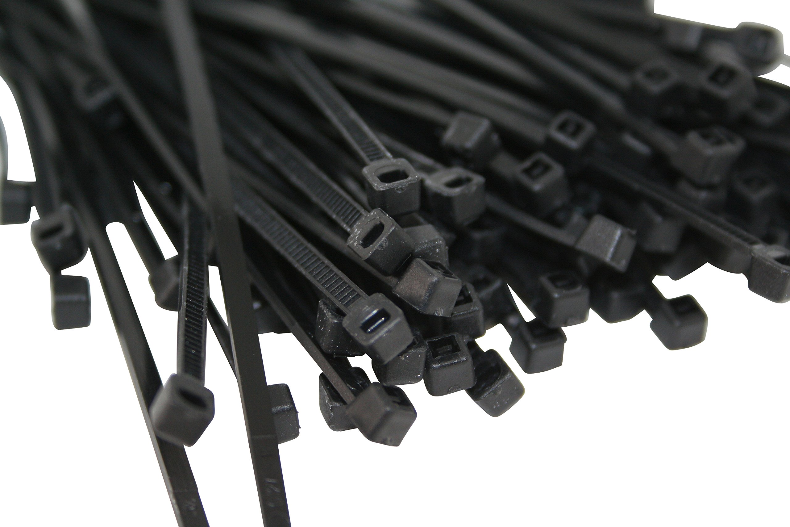 Wetec Fascette Fermacavo In Nylon – 280x3,5 Mm, Resistenti Ai Raggi UV, Autoestinguenti, Confezione Da 100 Pezzi, Nere - 2