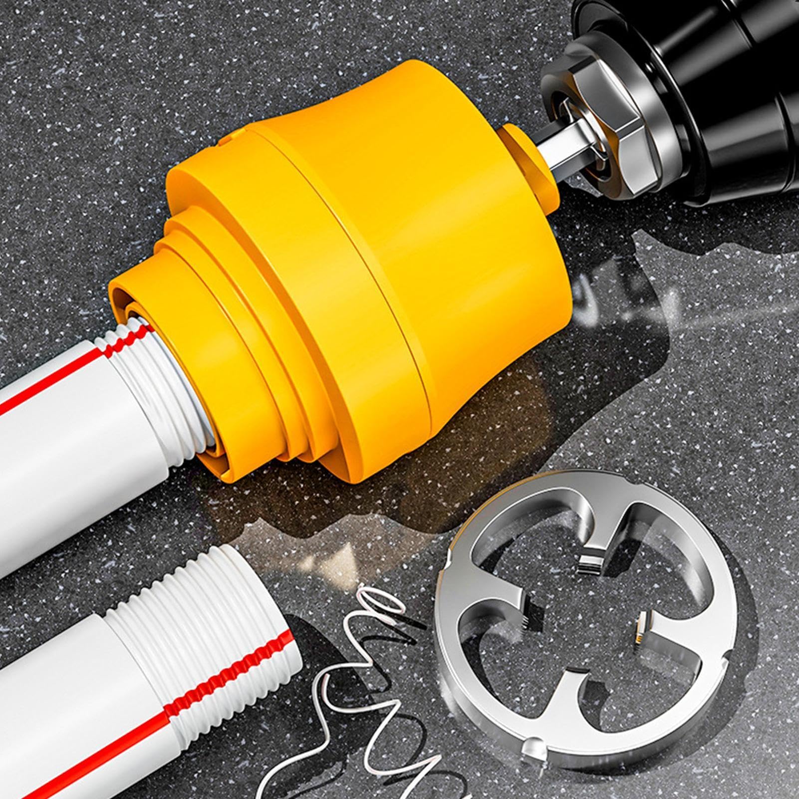 Rohreinfädler-Kit, PVC-Rohreinfädler,Manuelles Wasserrohr-Gewindehahn-Set - Rohrgewindebohrer-Set, wiederverwendbares Rohreinfädler-Sanitärwerkzeug für PPR-Wasserrohre oder PVC-Rohre