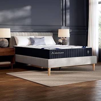 DreamCloud Classic 12" Twin Mattress - Luxury Hybrid Gel Memory Foam - 365 Night Trial - Fiberglass Free - Boxed Mattress - CertiPUR-US Certified |  CloudQuilt CertiPUR-US 365 &