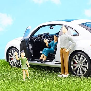 Namalu 14 Pcs 1: 25 Scale Miniature People Figurines India