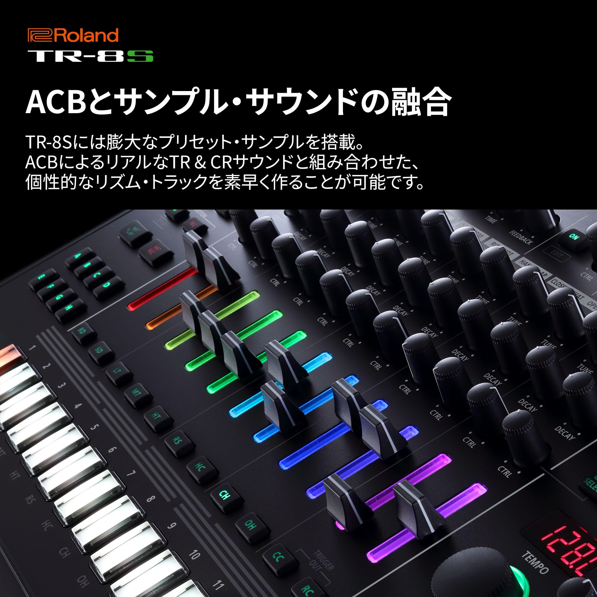 Amazon.co.jp: Roland Rhythm Performer TR-8S Drum Machine / Rhythm