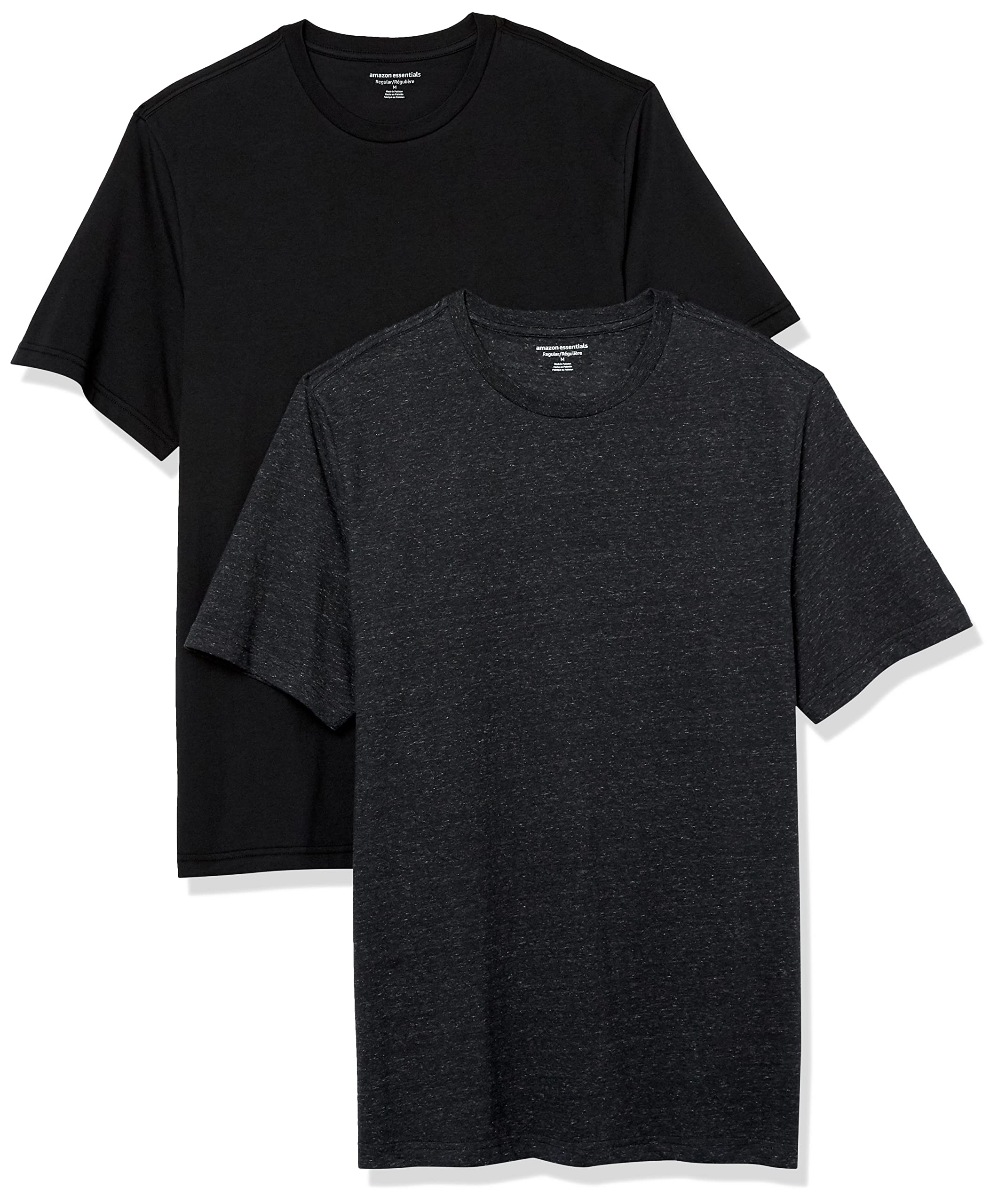Amazon Essentials Herren Kurzärmeliges T-Shirt mit Rundhalsausschnitt aus Baumwolle – Regular Fit