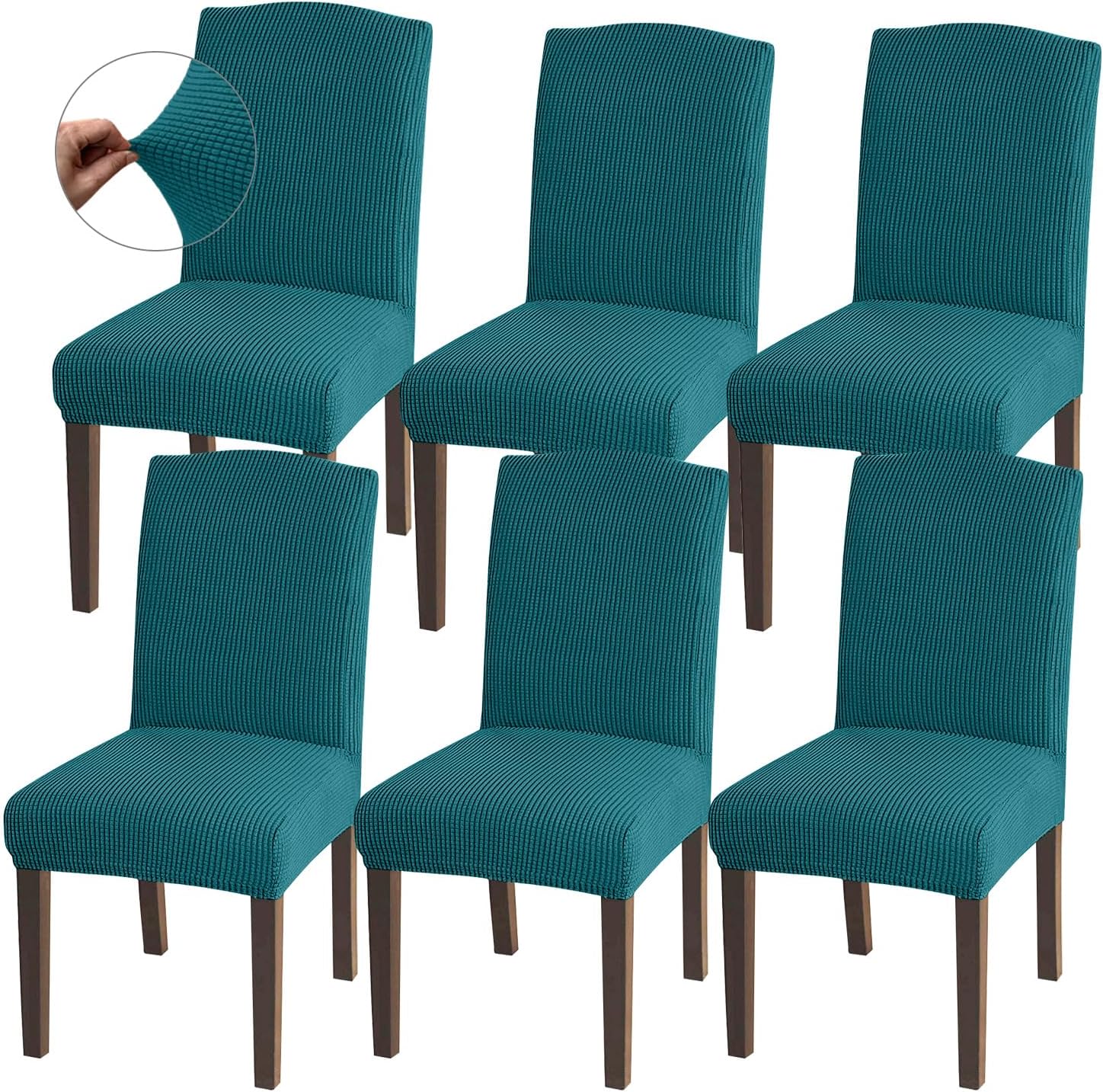 Granbest High Stretch Dining Chair Slipcovers, Universal Fit Jacquard