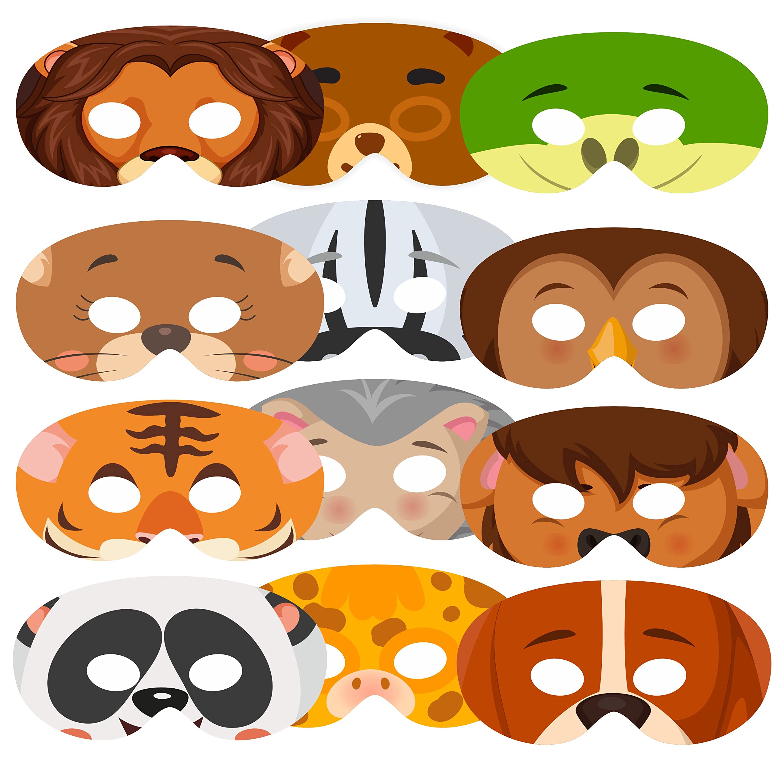 WOBBOX Animal Eye Mask For Kids, Eye Mask For Kids Birthday Party, Animal Theme Eye Mask (B0C44J32L5) Amazon Price History, Amazon Price Tracker