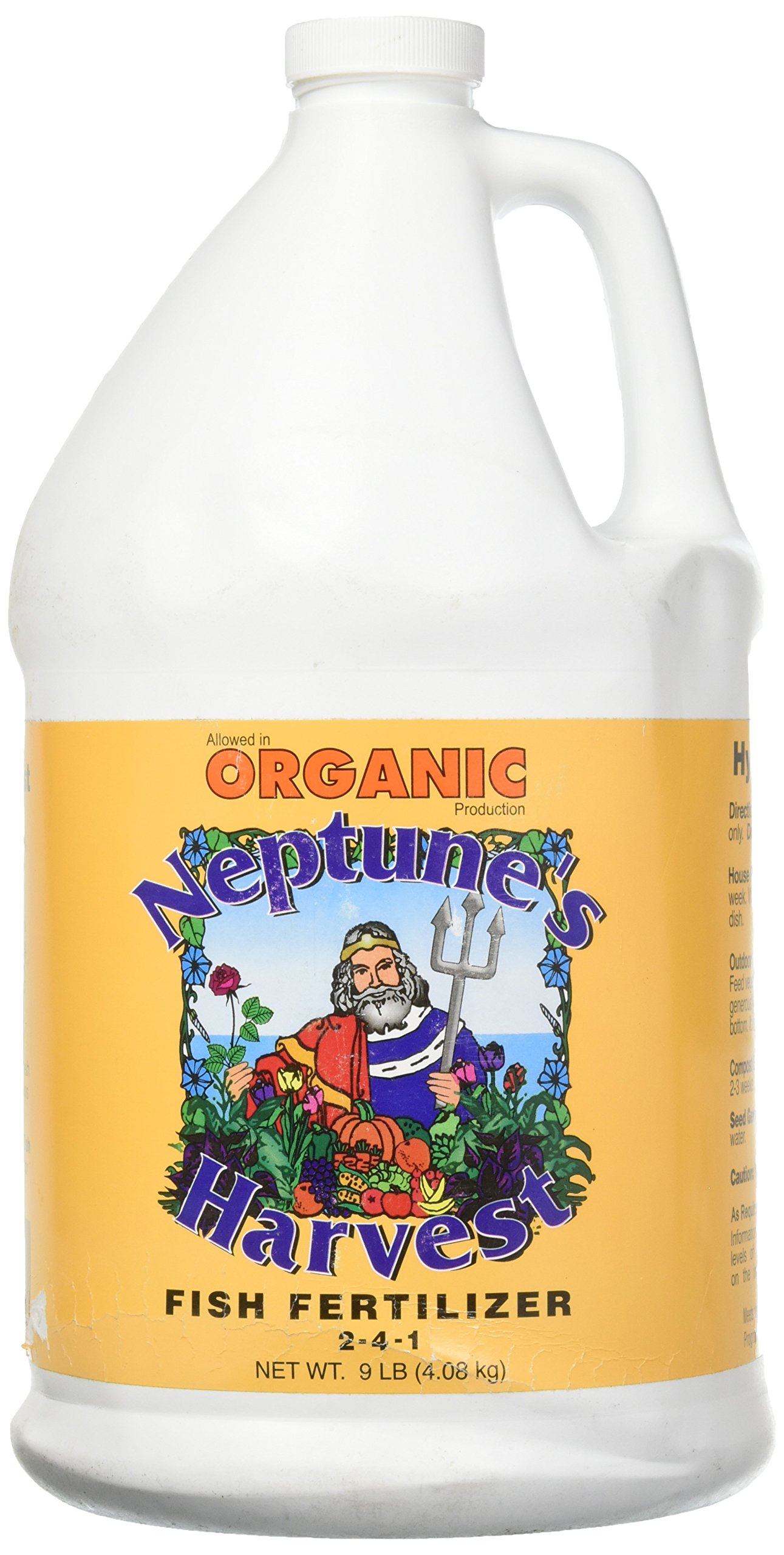 Hydrolyzed Fish Fertilizer 2-4-1 Net Wt. 9lb