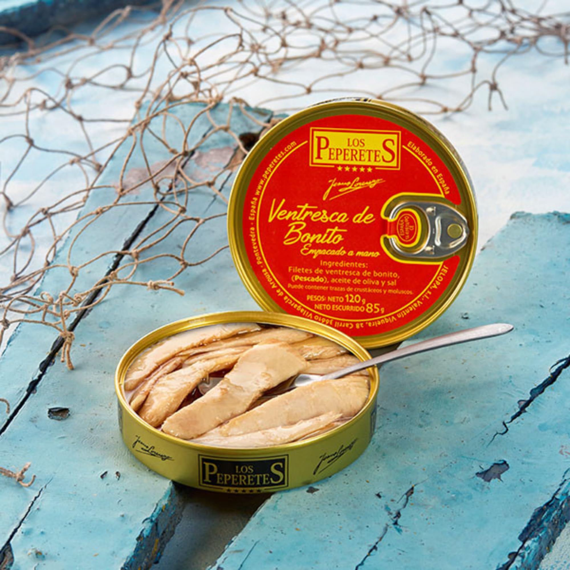 LOS PEPERETES Ventresca de thon 120 g | Conserve gourmet | À l’huile d’olive vierge extra