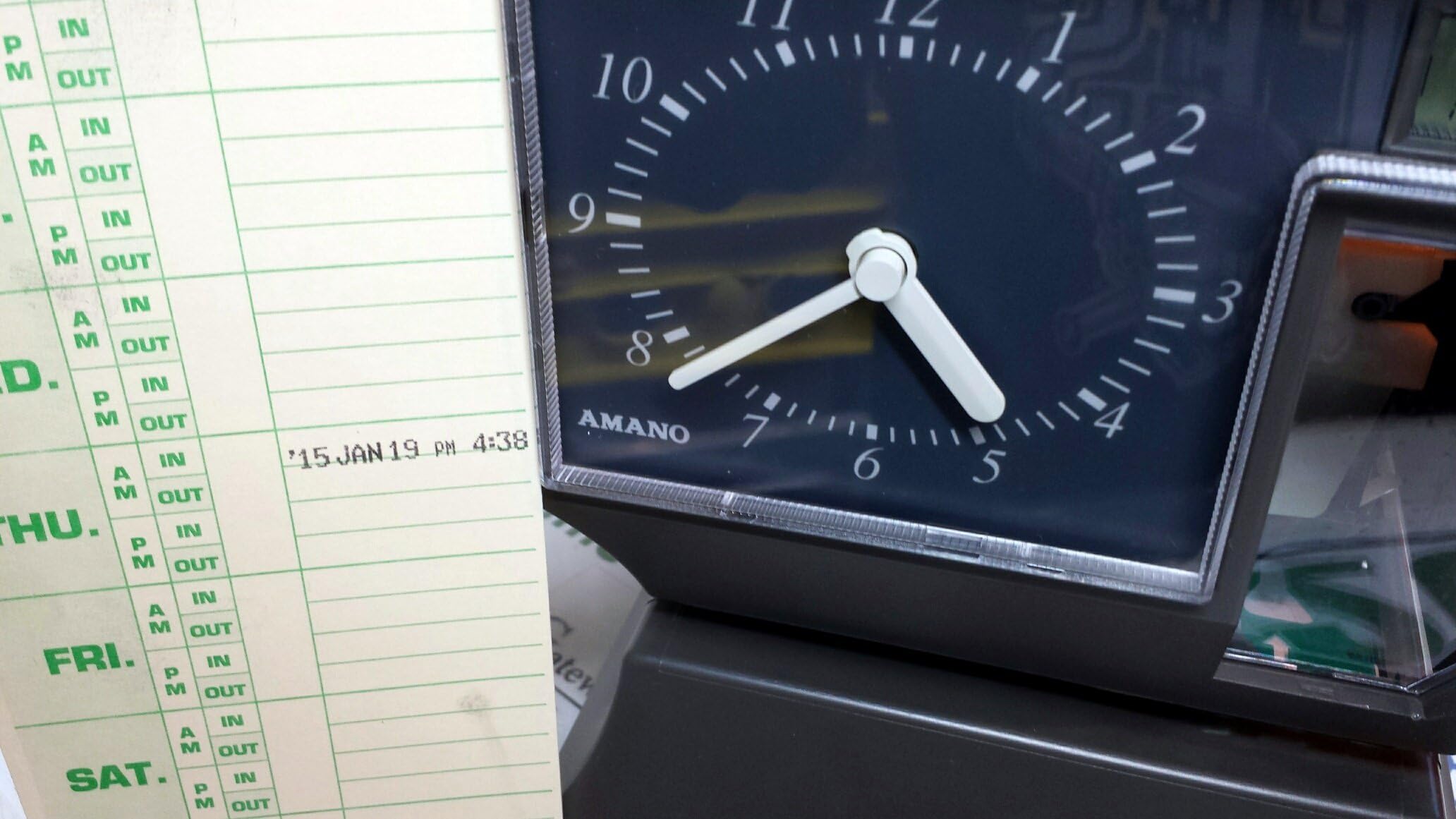 G&G Compatible Time Clock Ink Ribbon Replacement for Amano Pix-3000x Pix-55 TCX-11 Black, 3-Packs