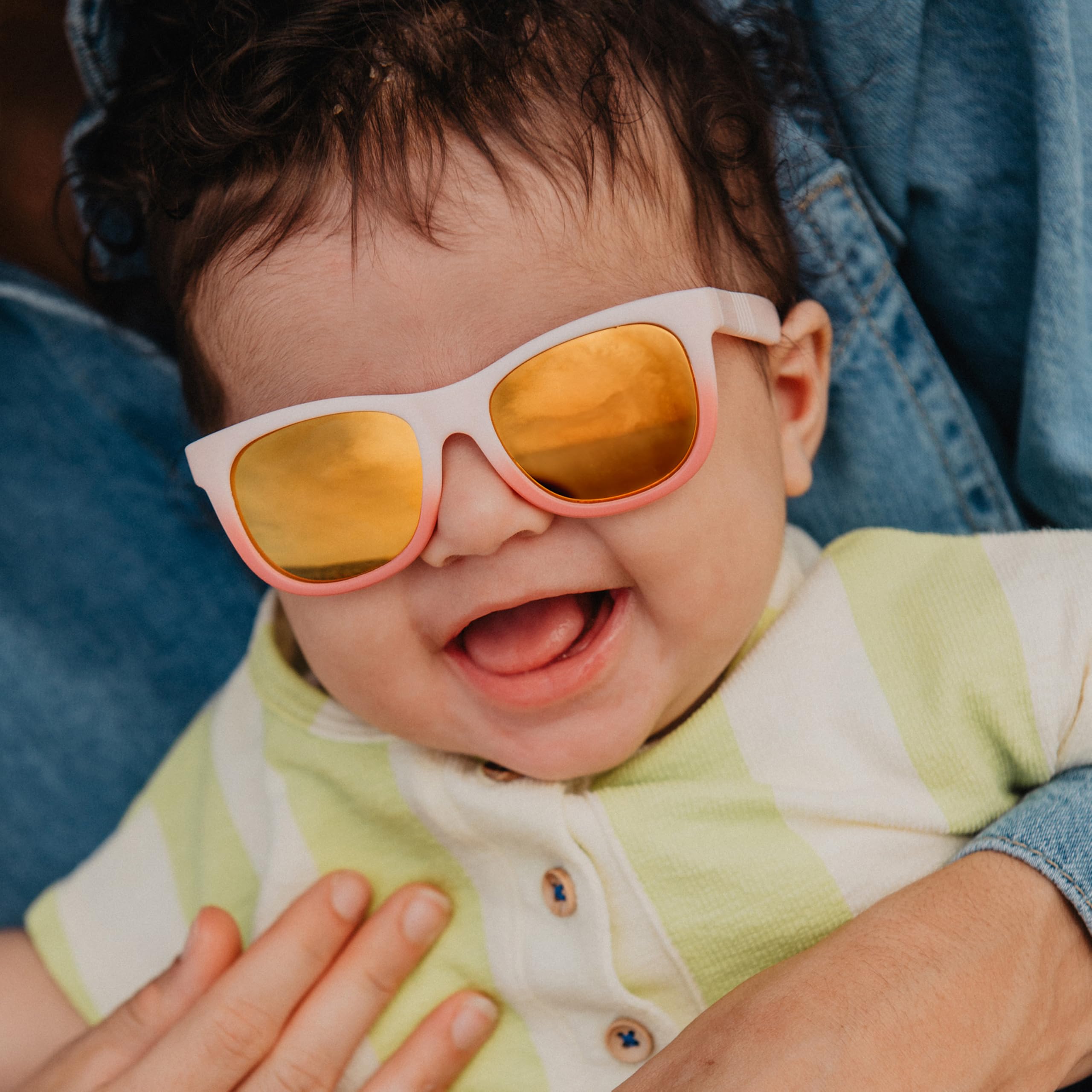 Suavinex, Lunettes de Soleil pour Bébés 0 à 12 Mois, Lunettes Polarisées avec filtre UV 400, 100% Protection UVA et UVB, CAT 3, avec Étui, Très Flexibles et Légères, Forme Carrée, Couleur Animal Print