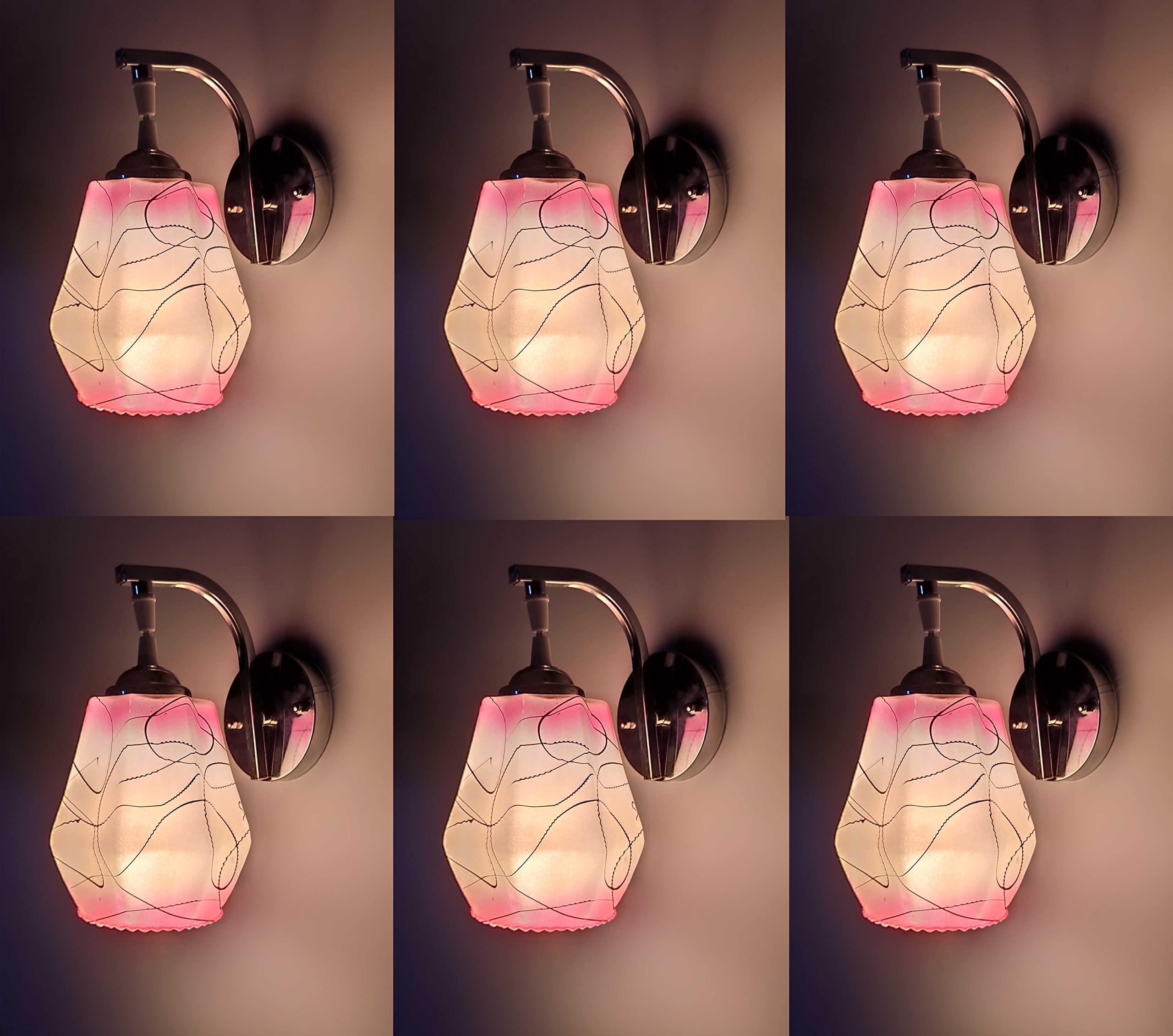 Frost Flower Wall Lamp - Modern Transparent Design -24