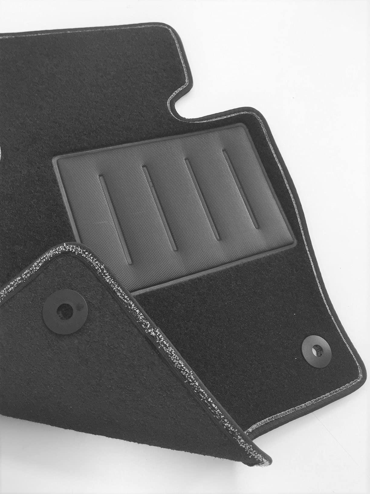 ASC Tappetini Auto Compatibili con Mazda CX-5 2012-2017, Moquette, Bordo Antiscivolo, Battitacco in Gomma