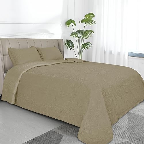 Miniatura 20 de Easy-Going - Juego de edredón reversible tamaño Queen Plus con 1 edredón y 2 fundas de almohada, colcha de cama suave, microfibra ligera resistente