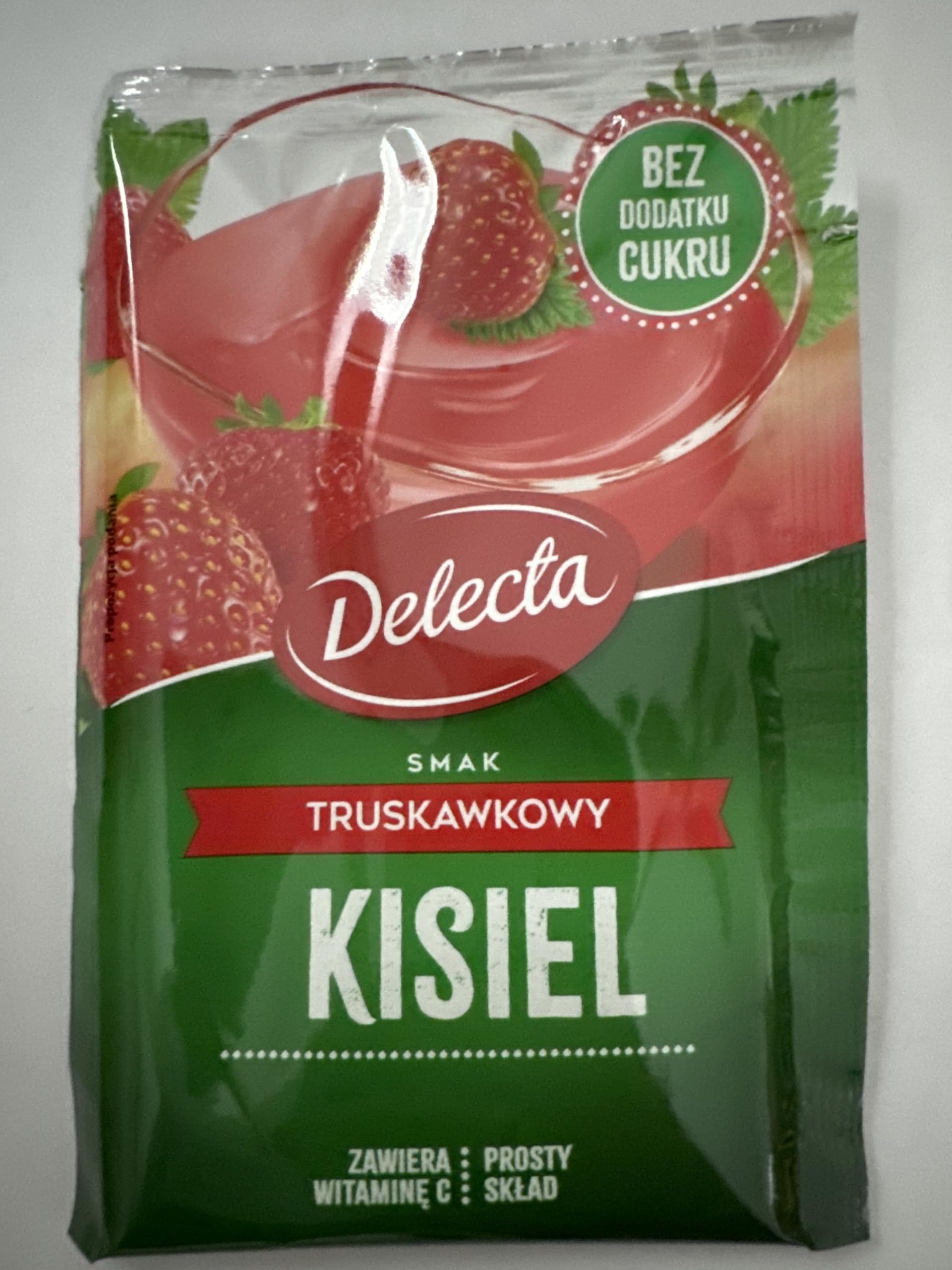 Delecta Duzy Kisiel Strawberry 5-pack 5x58g/5x2oz Eastern European Jelly Dessert