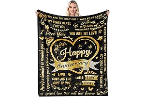 Commemorative Blanket: Enchanting Anniversary Keepsake for 2-Year Milestone