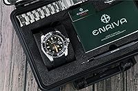 Vista 9 de ENRIVA Men's Automatic Pro Dive Mens Watch Aluminium Bezel Diving Watches Self-Wind Professional Diver Watches for Men